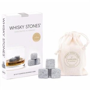 Teroforma Whisky Stones Set of 9 Soapstone Beverage Cubes NEW sealed box